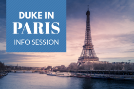 Duke in Paris info session